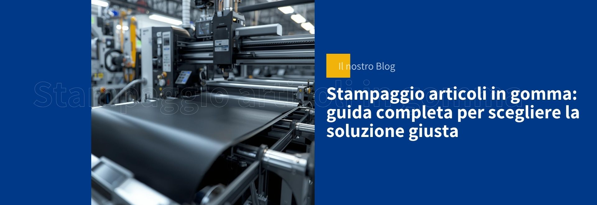 stampaggio articoli in gomma